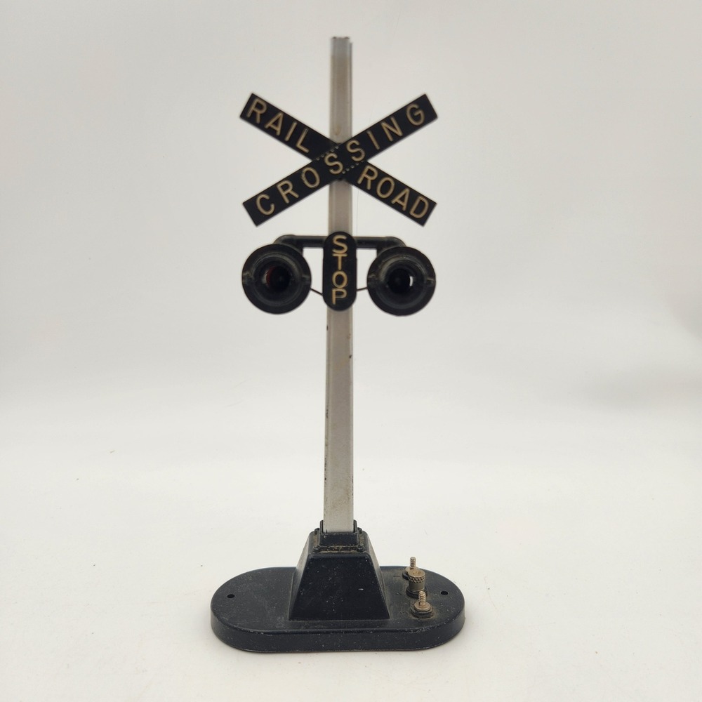 Vintage Lionel No 154 Automatic Flashing Highway Signal O Gauge Train Accessory
